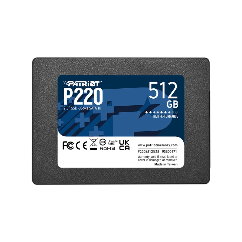 SSDداخلیPATRIOT P220_ظرفیت512GB SATAIII