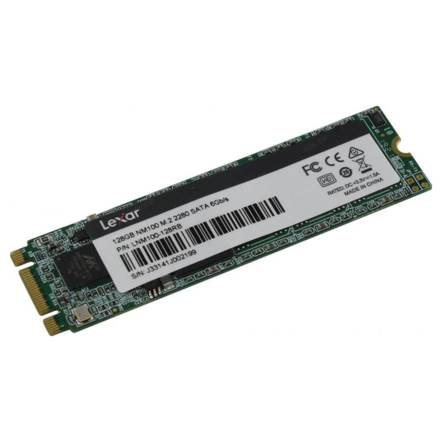 لکسار NM100 اس‌اس‌دی ۱۲۸ گیگابایت M.2 SATA 