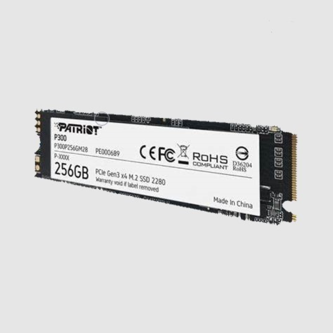 حافظه اس‌اس‌دی Patriot P300 NVMe با ظرفیت ۲۵۶ گیگابایت 
